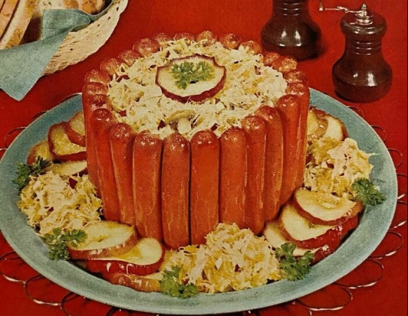 22 stubborn dishes from the past - strange photos from cookbooks of the last century