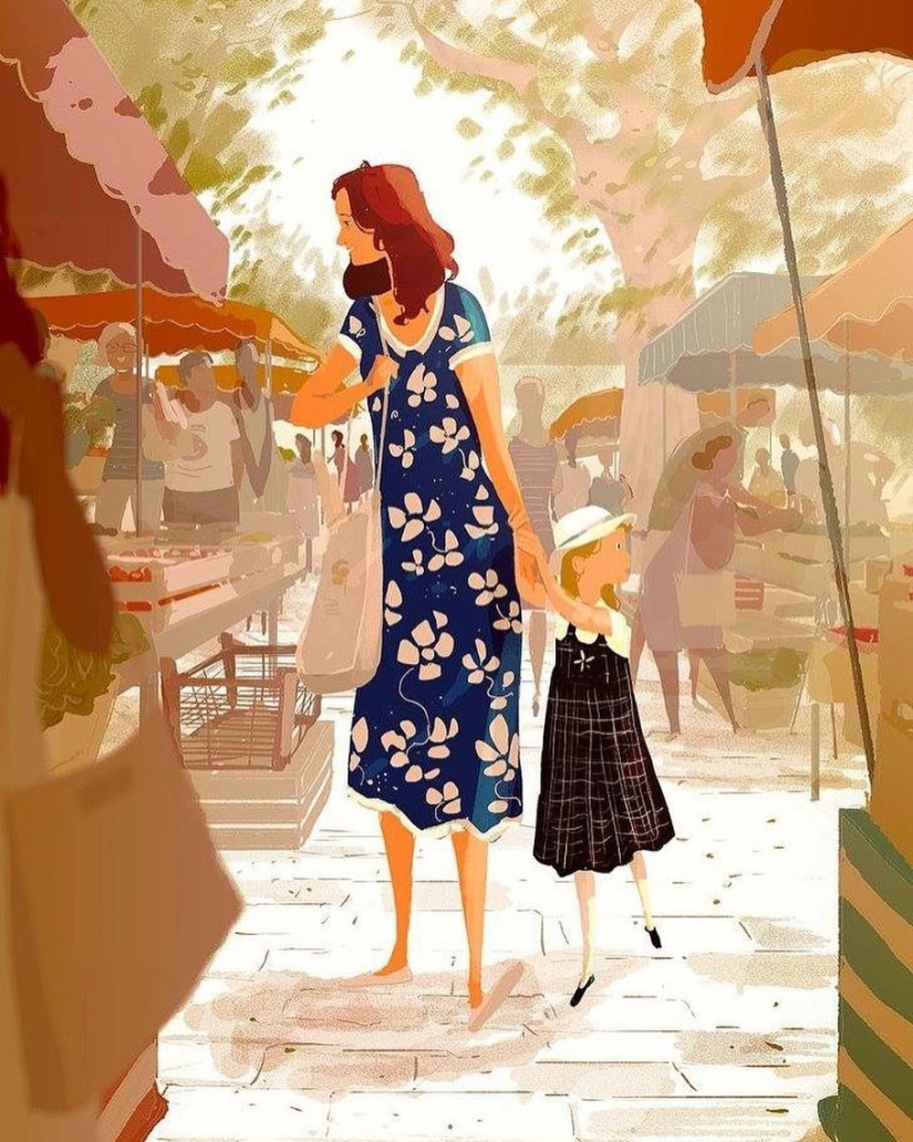 22 touching illustrations about the connection between mother and child 22 touching illustrations about the connection between mother and child