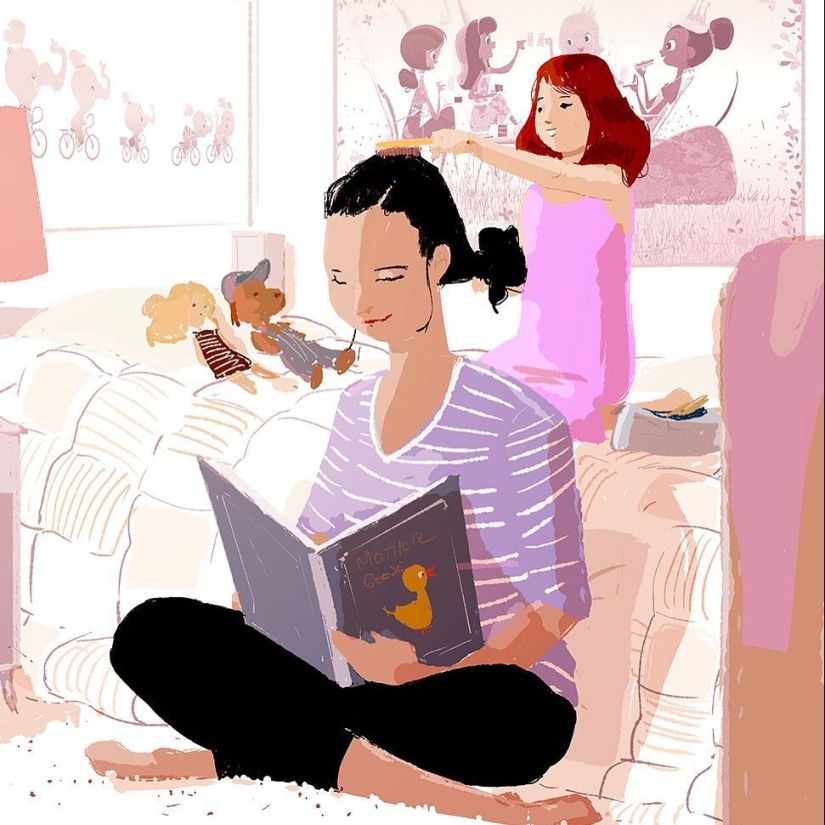 22 touching illustrations about the connection between mother and child 22 touching illustrations about the connection between mother and child