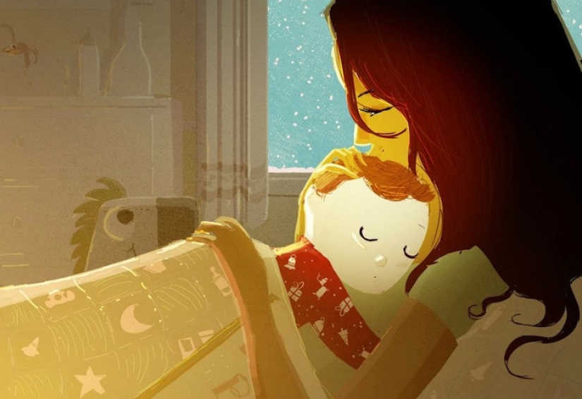 22 touching illustrations about the connection between mother and child 22 touching illustrations about the connection between mother and child