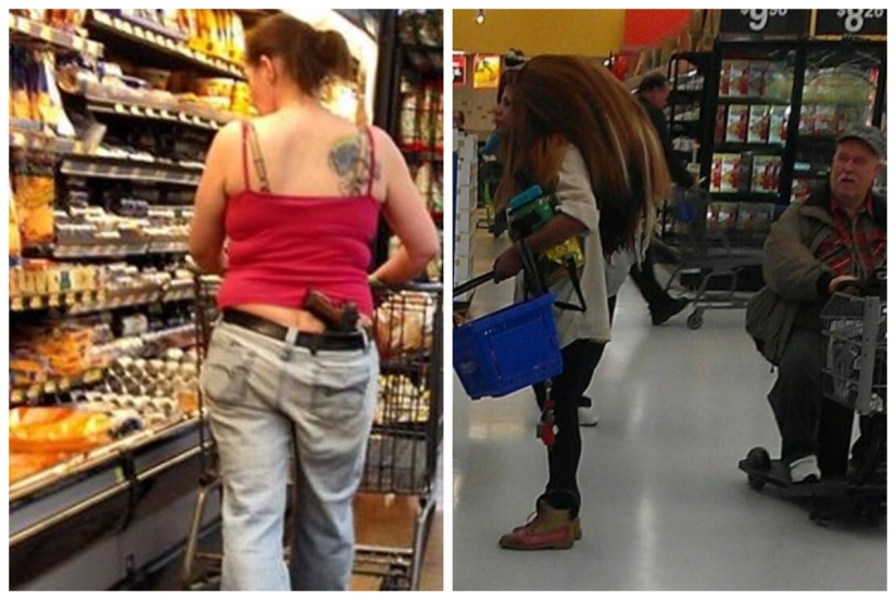 22 weirdos from Walmart in their Natural Habitat