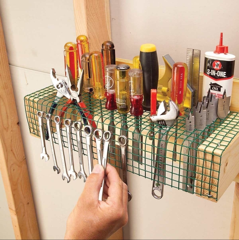 23 brilliant ideas for garage tool storage