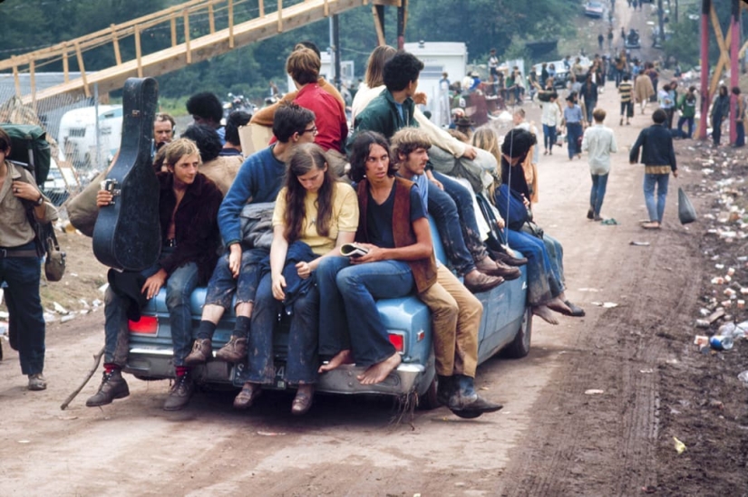 23 fotos muestran lo desinhibidos que eran los hippies
