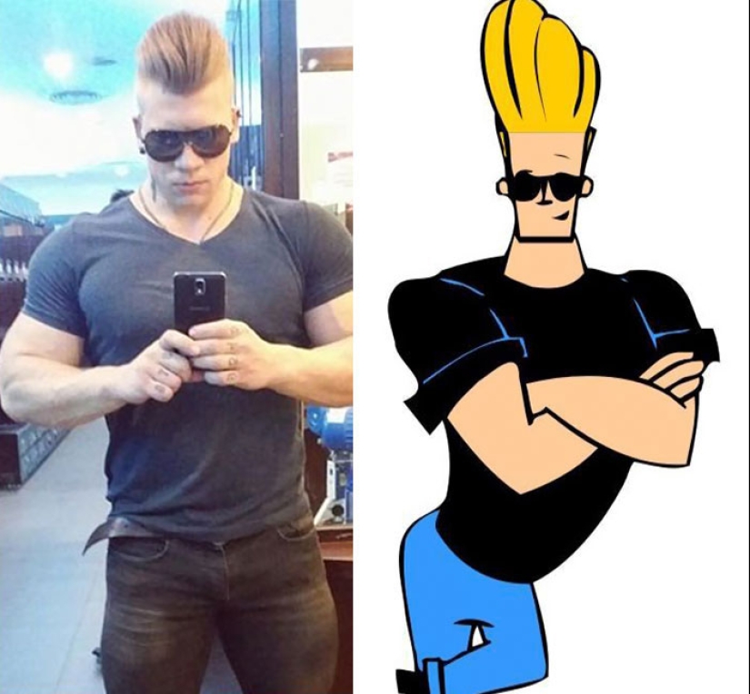 23 personas que se ven exactamente como personajes de dibujos animados