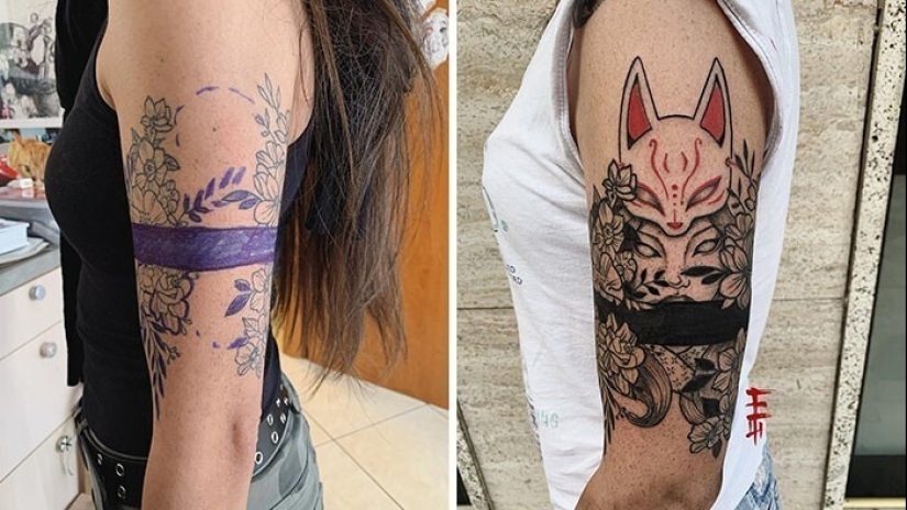 25 ejemplos de superposición exitosa de tatuajes 25 ejemplos de superposición exitosa de tatuajes
