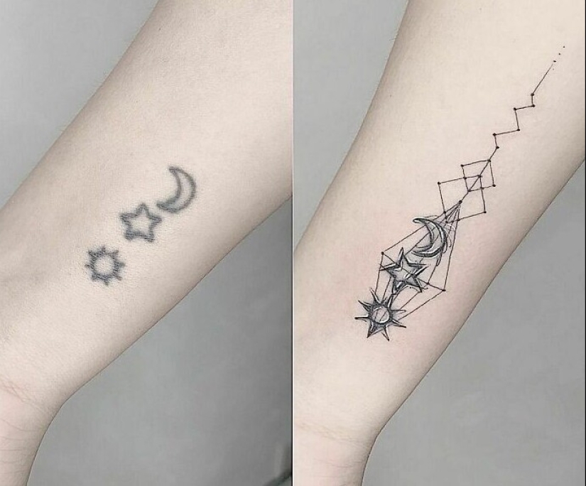 25 ejemplos de superposición exitosa de tatuajes 25 ejemplos de superposición exitosa de tatuajes