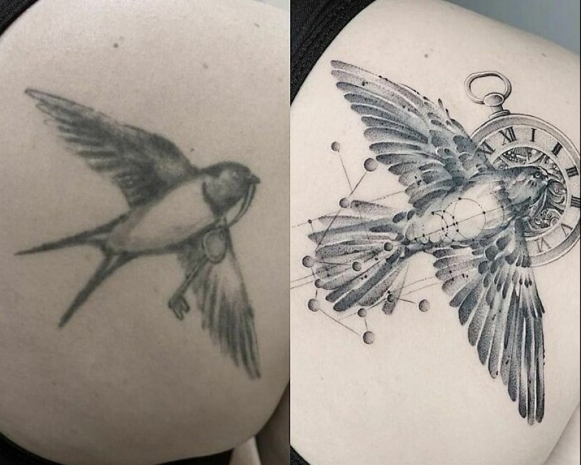 25 examples of successful overlap of tattoos 25 examples of successful overlap of tattoos