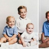 25 family photos that were recreated many years later 25 family photos that were recreated many years later