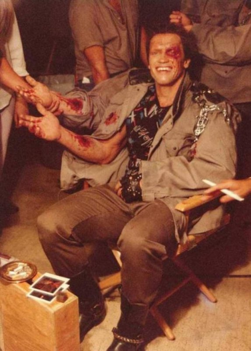 25 fotos raras de los sets de películas famosas