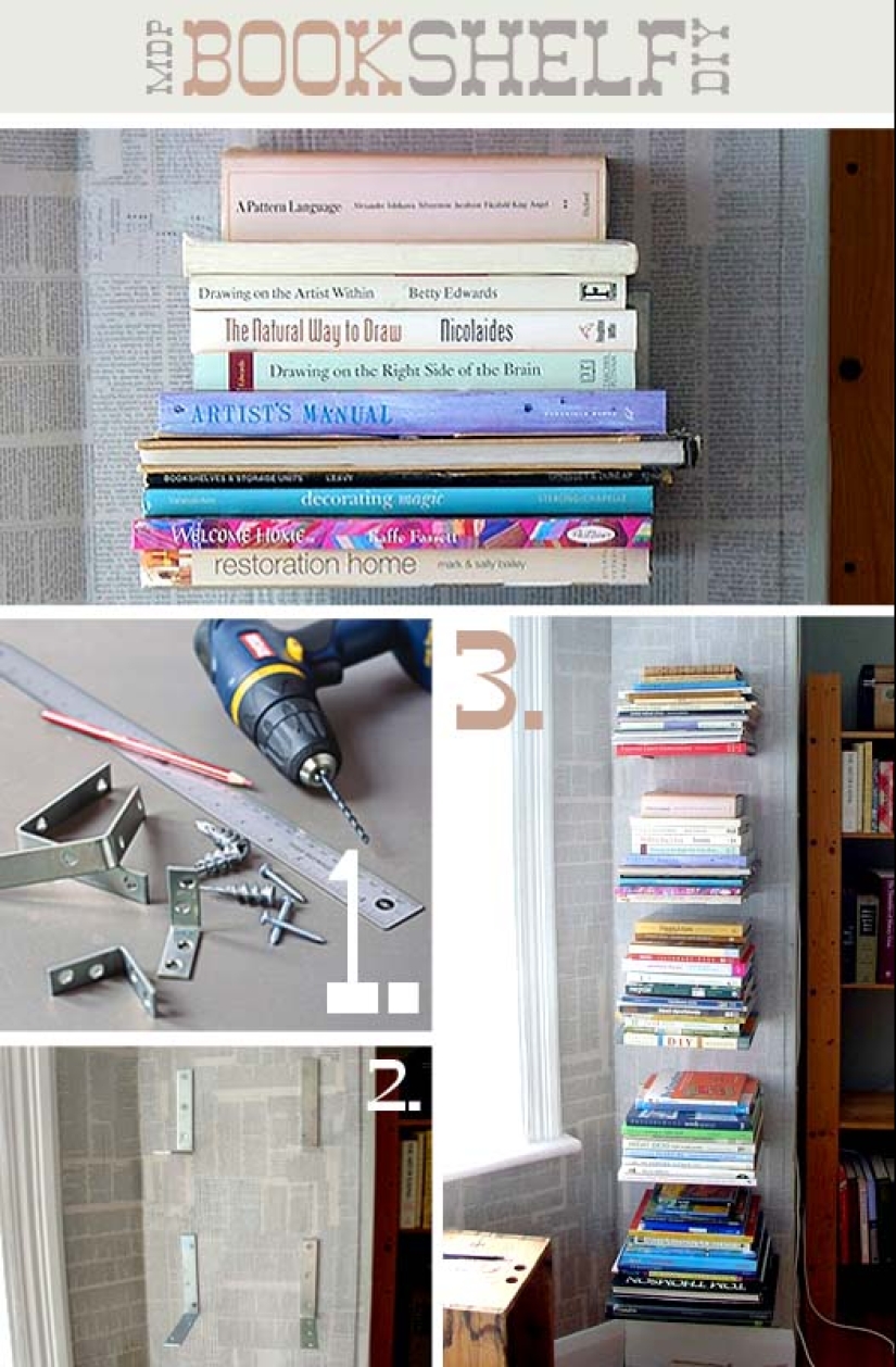 25 ideas how to make a bookshelf 25 ideas how to make a bookshelf