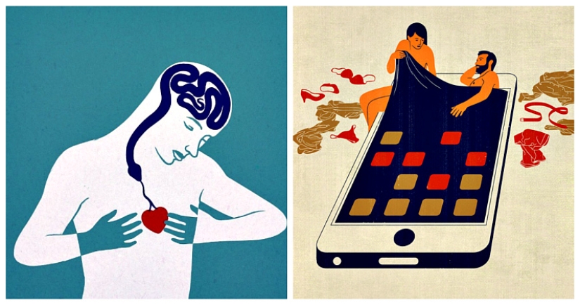 25 ilustraciones temáticas sobre nuestro mundo loco