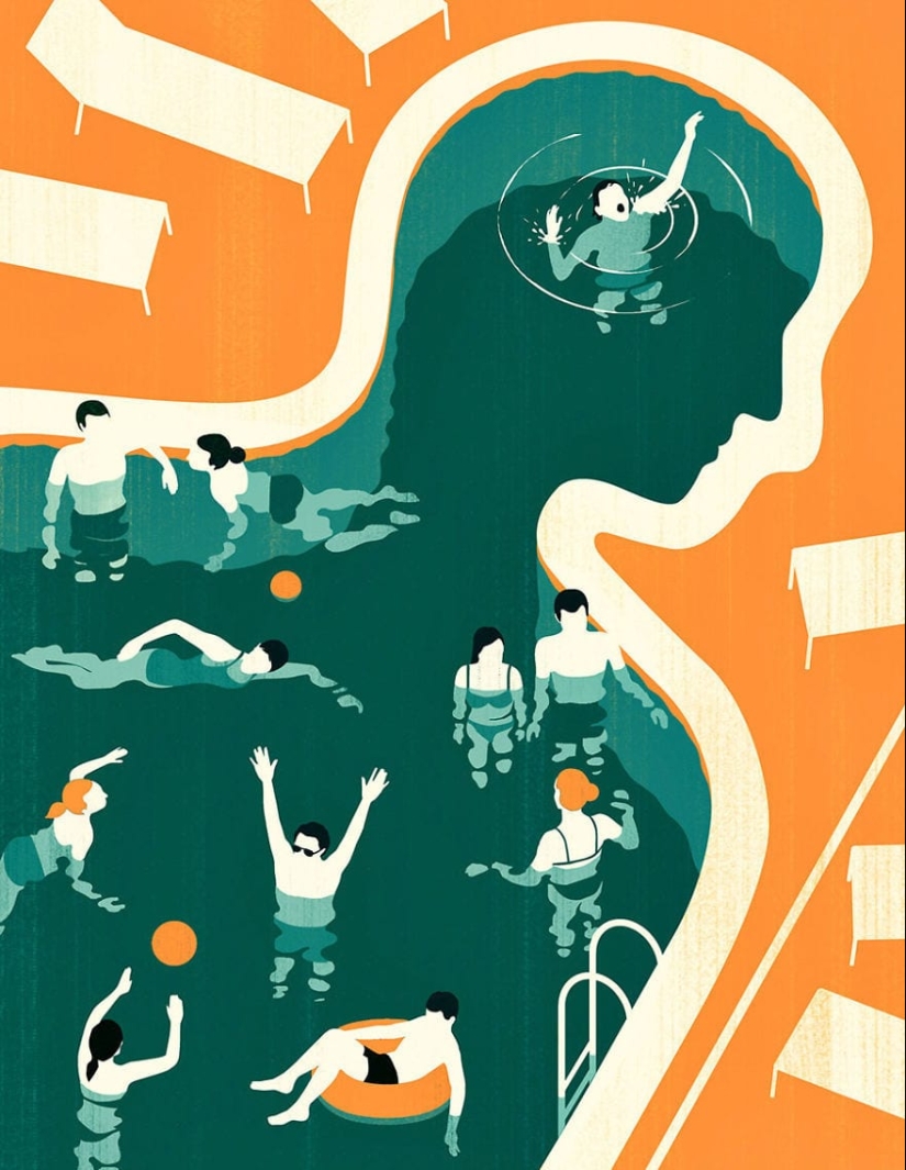 25 ilustraciones temáticas sobre nuestro mundo loco