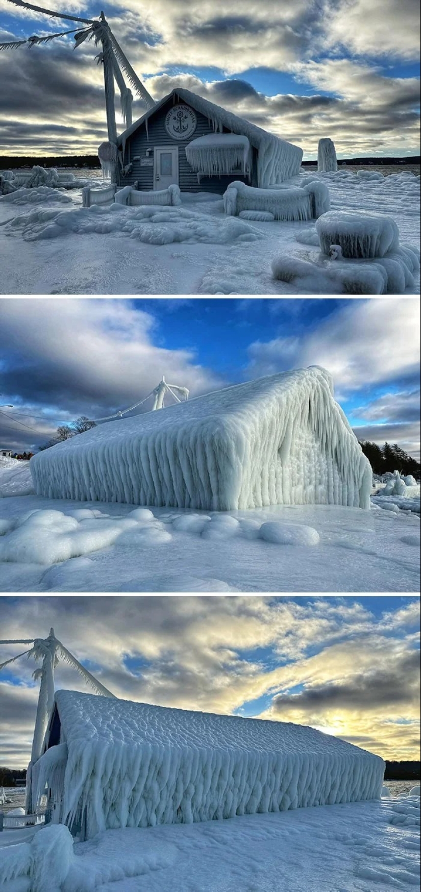 30 cold photos that clearly show the full power of the harsh winter