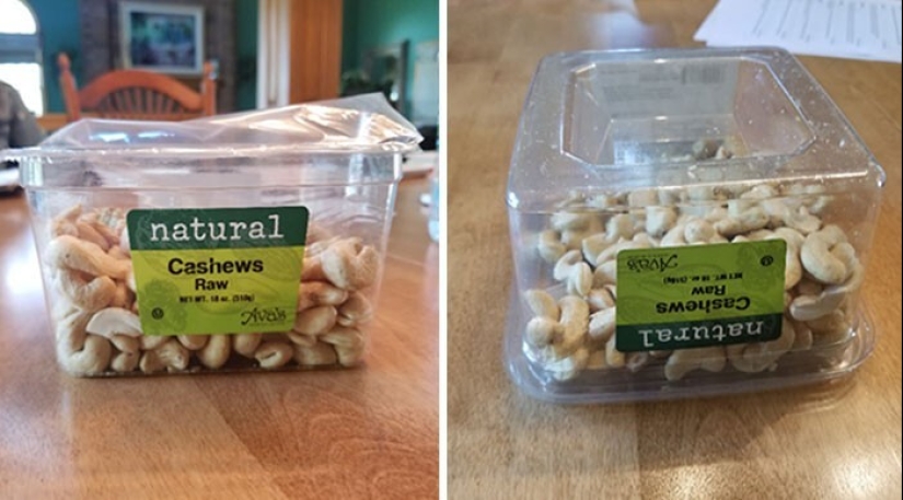 30 diseños de envases creados para engañar descaradamente a los compradores