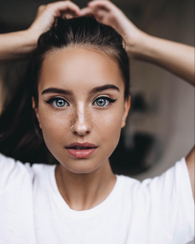 30 fotos de la gente, que la naturaleza generosamente dotado de una belleza sobrenatural