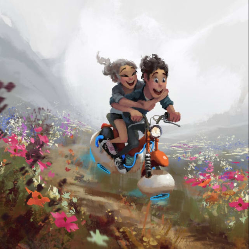 30 idyllic illustrations of love and affection that will warm your heart 30 idyllic illustrations of love and affection that will warm your heart