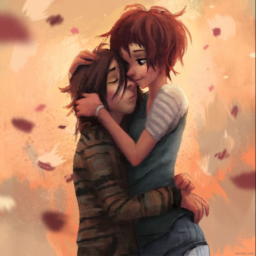 30 idyllic illustrations of love and affection that will warm your heart 30 idyllic illustrations of love and affection that will warm your heart