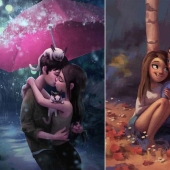 30 idyllic illustrations of love and affection that will warm your heart 30 idyllic illustrations of love and affection that will warm your heart