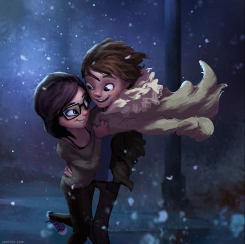 30 idyllic illustrations of love and affection that will warm your heart 30 idyllic illustrations of love and affection that will warm your heart