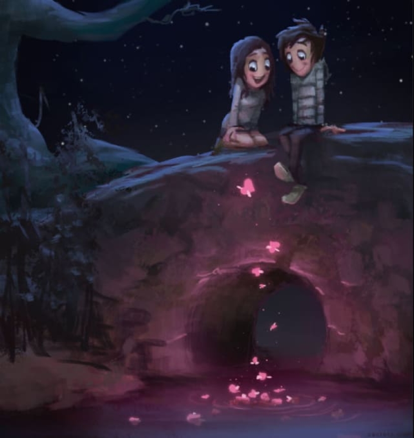 30 idyllic illustrations of love and affection that will warm your heart 30 idyllic illustrations of love and affection that will warm your heart