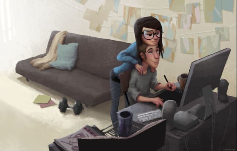 30 idyllic illustrations of love and affection that will warm your heart 30 idyllic illustrations of love and affection that will warm your heart