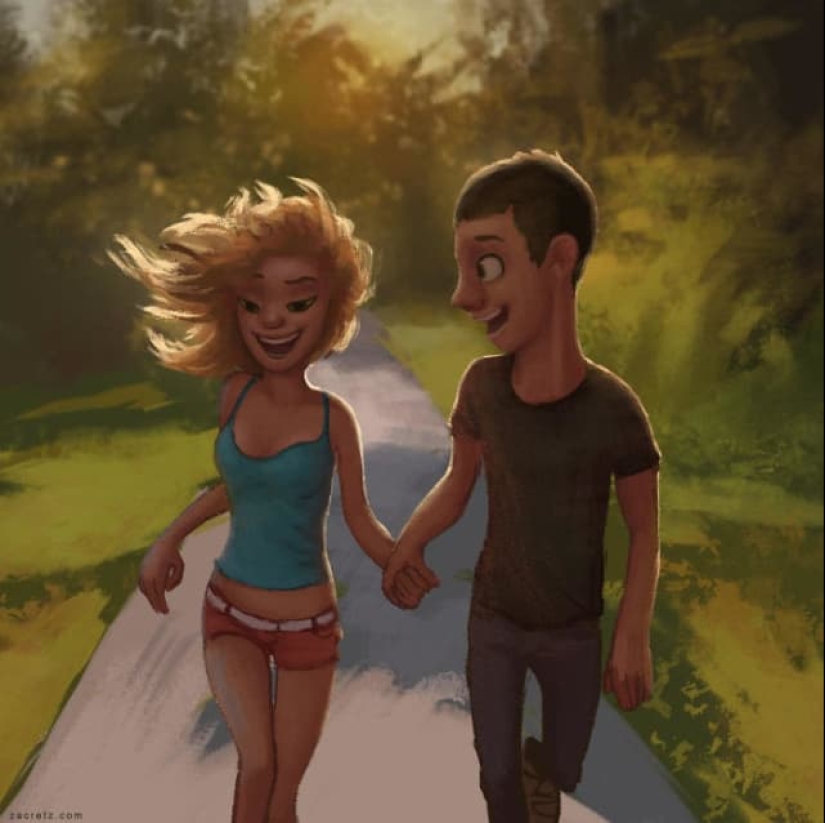 30 idyllic illustrations of love and affection that will warm your heart 30 idyllic illustrations of love and affection that will warm your heart