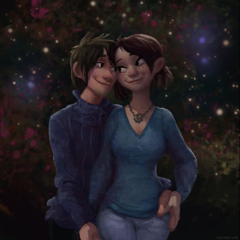 30 idyllic illustrations of love and affection that will warm your heart 30 idyllic illustrations of love and affection that will warm your heart