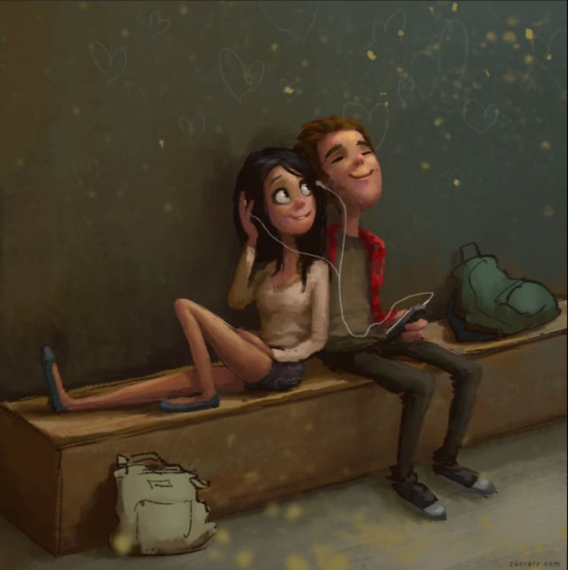 30 idyllic illustrations of love and affection that will warm your heart 30 idyllic illustrations of love and affection that will warm your heart