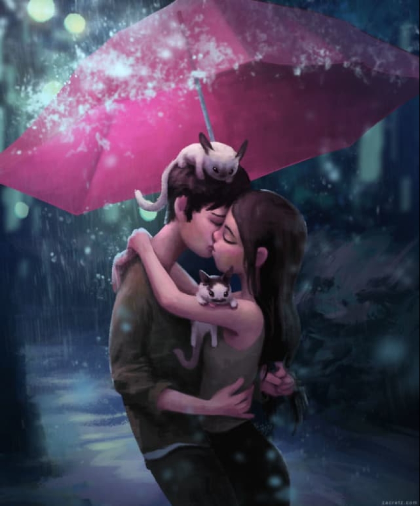 30 idyllic illustrations of love and affection that will warm your heart 30 idyllic illustrations of love and affection that will warm your heart