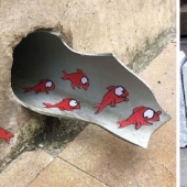 30 ingenious acts of vandalism by a street artist from France 30 ingenious acts of vandalism by a street artist from France