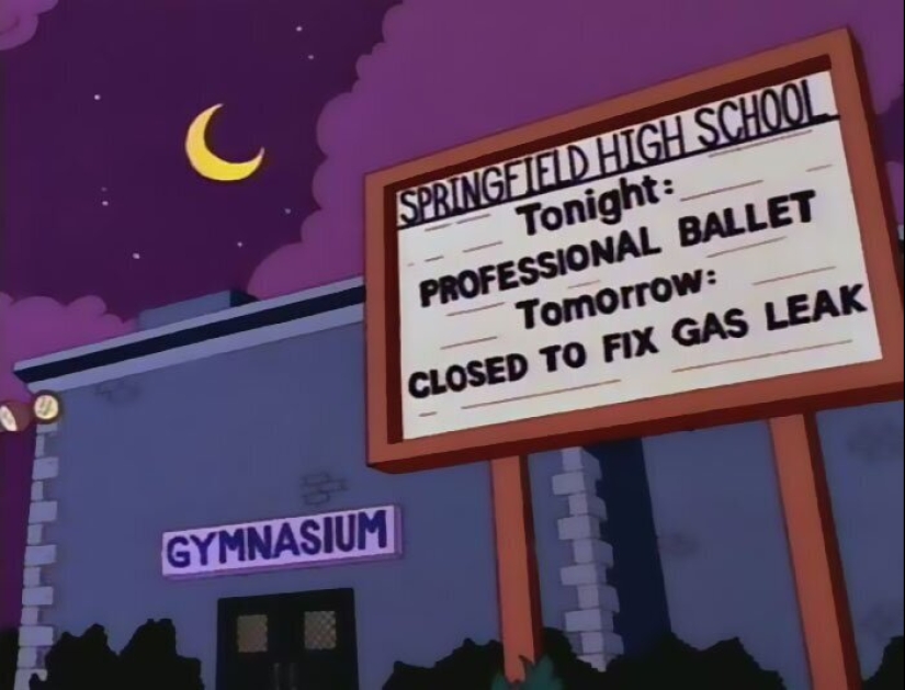 30 of the most witty signs and inscriptions from the Simpsons»