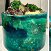 30 pasteles que parecen islas paradisíacas perdidas en el océano 30 pasteles que parecen islas paradisíacas perdidas en el océano