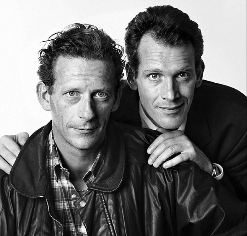 30 retratos de personas no relacionadas por sangre, pero muy similares entre sí