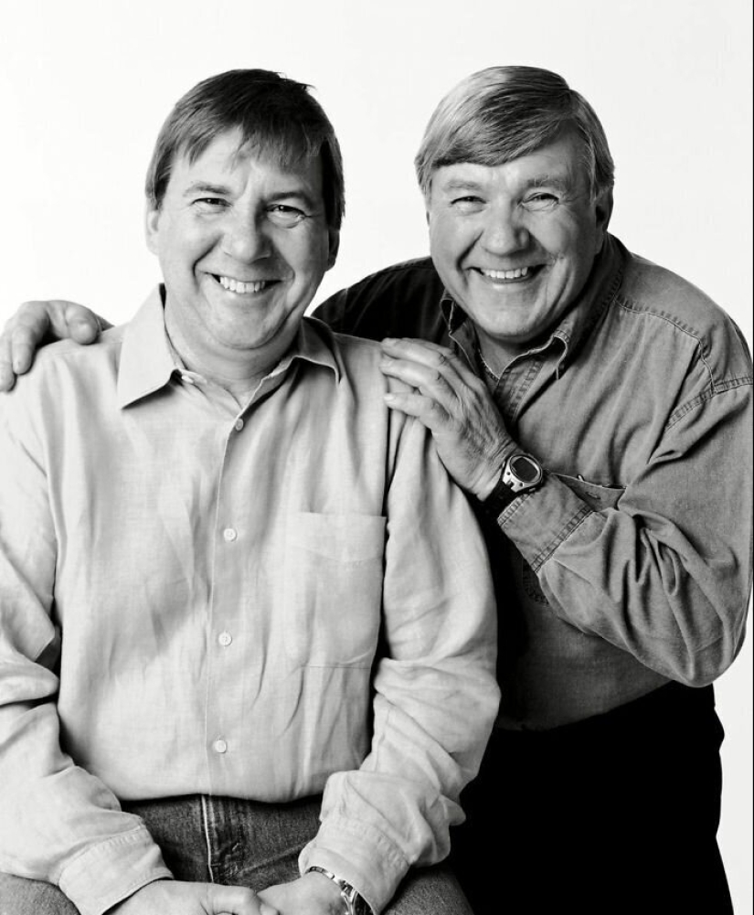 30 retratos de personas no relacionadas por sangre, pero muy similares entre sí