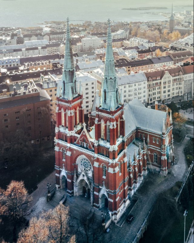 30 shots with the drone, which reveal the beauty of the world