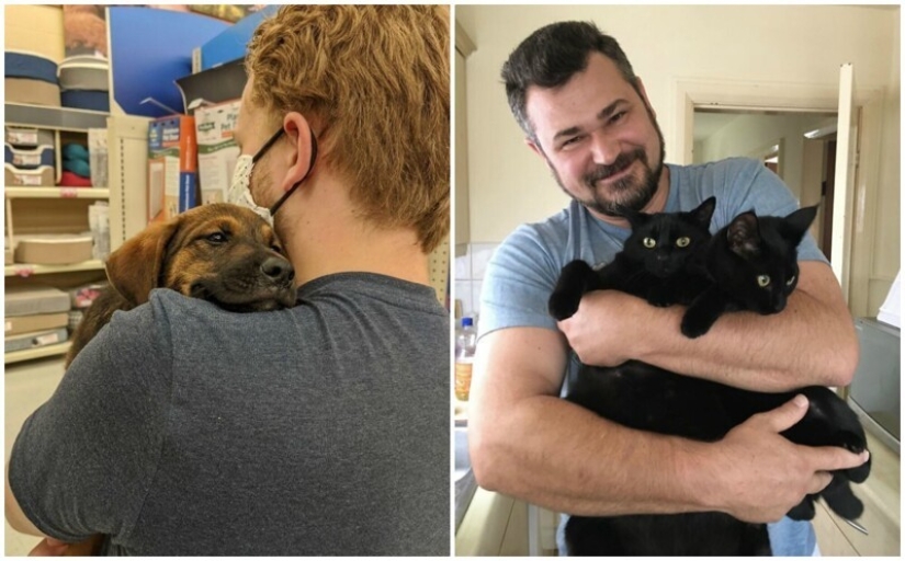 35 animals from shelters who were very lucky to meet "their" person
