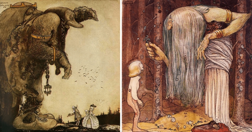 40 fabulosas ilustraciones de hace un siglo del mago Jon Bauer