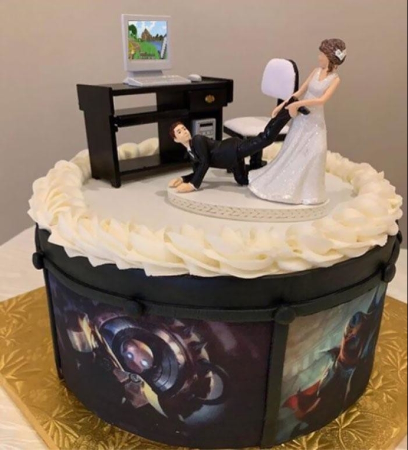 40 funny, and more often simply unsuccessful wedding cakes