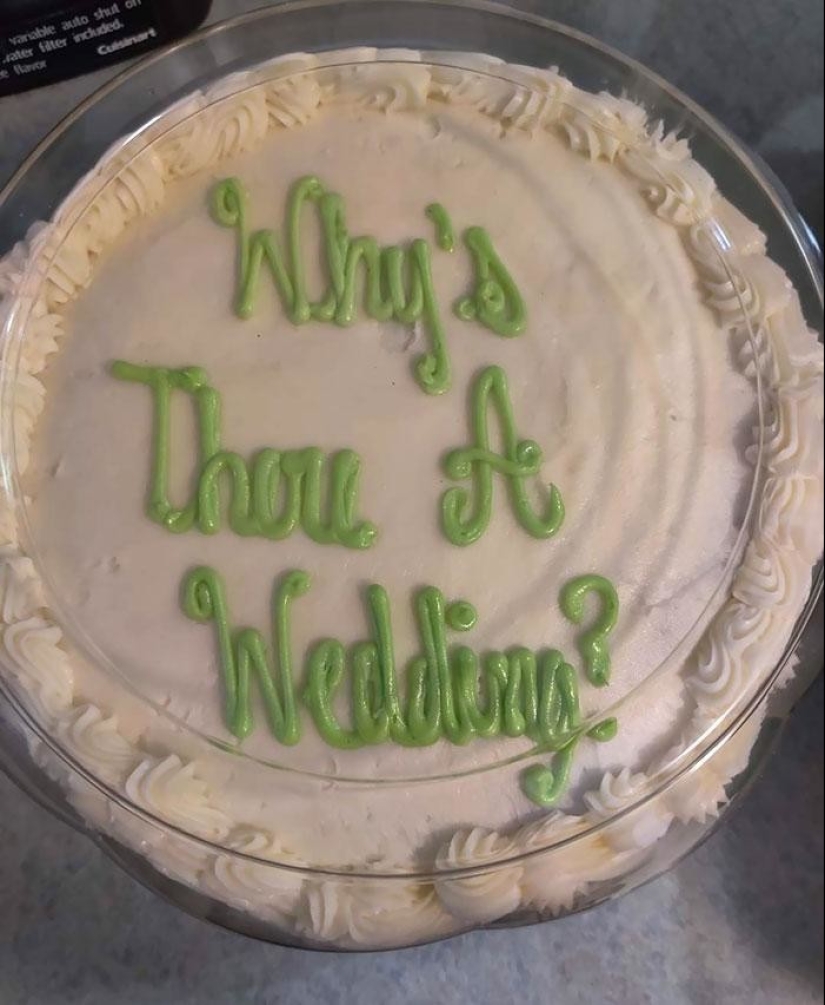 40 funny, and more often simply unsuccessful wedding cakes