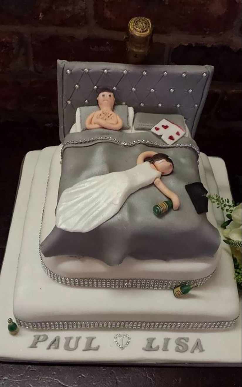 40 funny, and more often simply unsuccessful wedding cakes