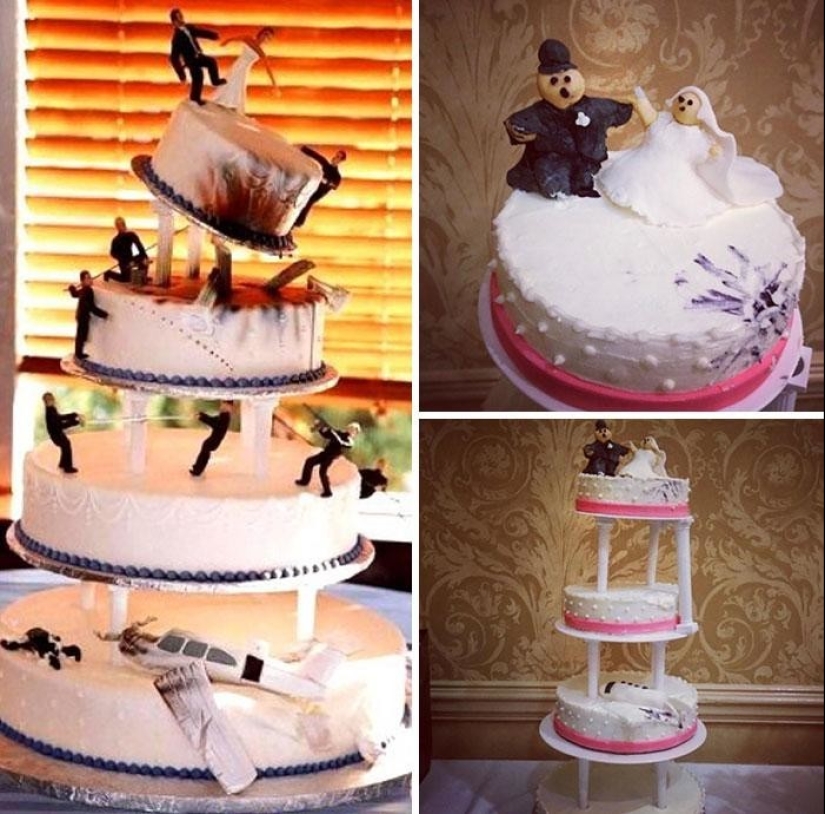 40 funny, and more often simply unsuccessful wedding cakes