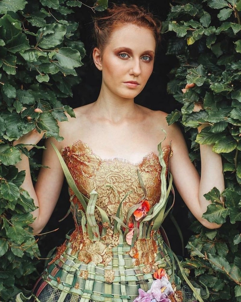 7 stunning outfits made from unexpected materials