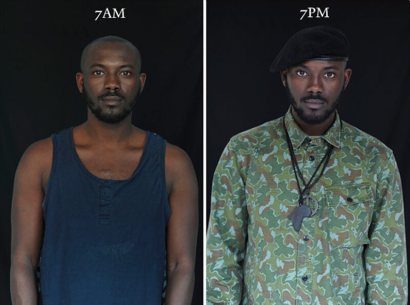 "7am — 7pm»: how different a person looks "7am — 7pm»: how different a person looks