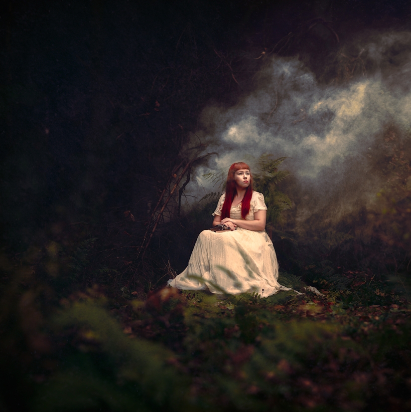 A dark fairy tale against the background of the cold landscapes of Iceland A dark fairy tale against the background of the cold landscapes of Iceland