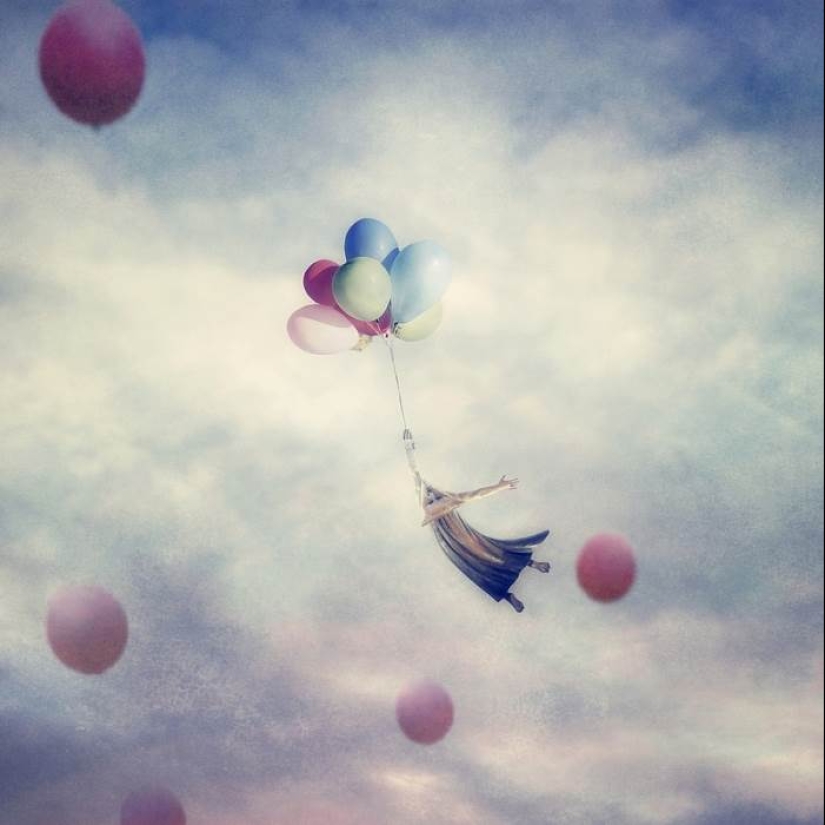 A dónde conducen los sueños: fabulosas manipulaciones fotográficas de Kasia Dervinskaya