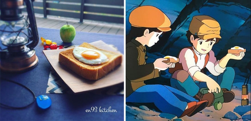 A great idea how to feed a capricious child: a Japanese woman cooks dishes from Miyazaki cartoons