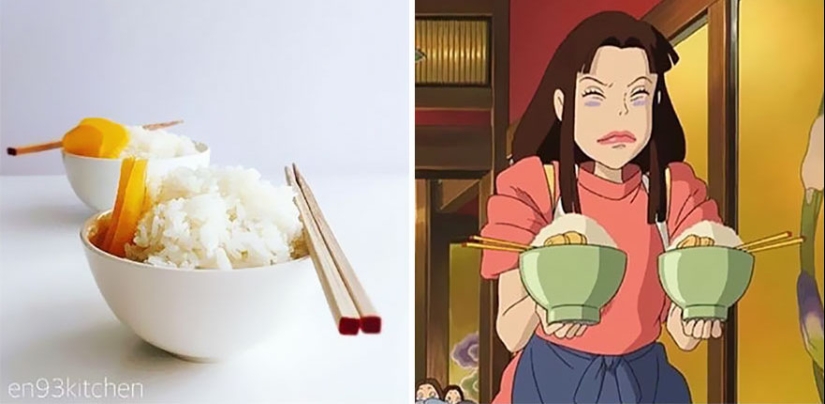 A great idea how to feed a capricious child: a Japanese woman cooks dishes from Miyazaki cartoons