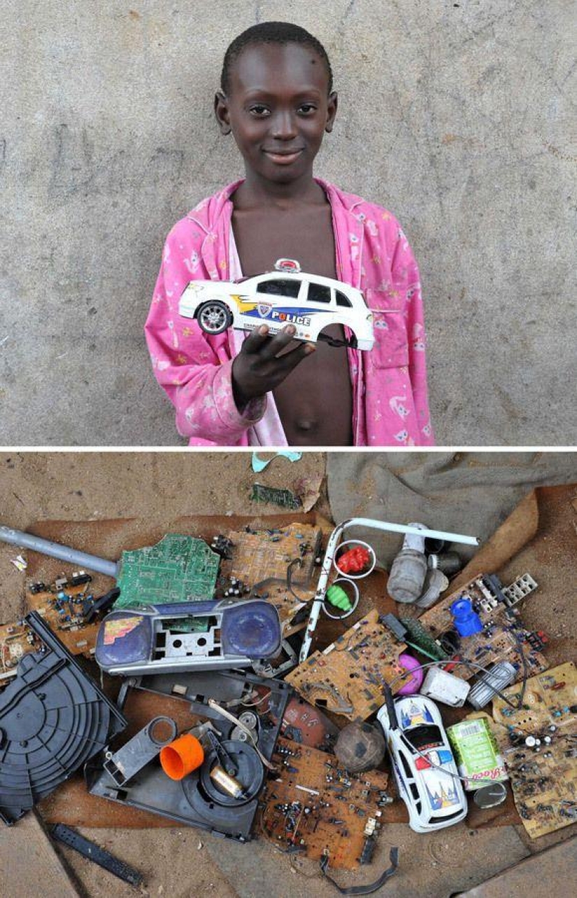 A qué juegan los niños en los barrios marginales africanos
