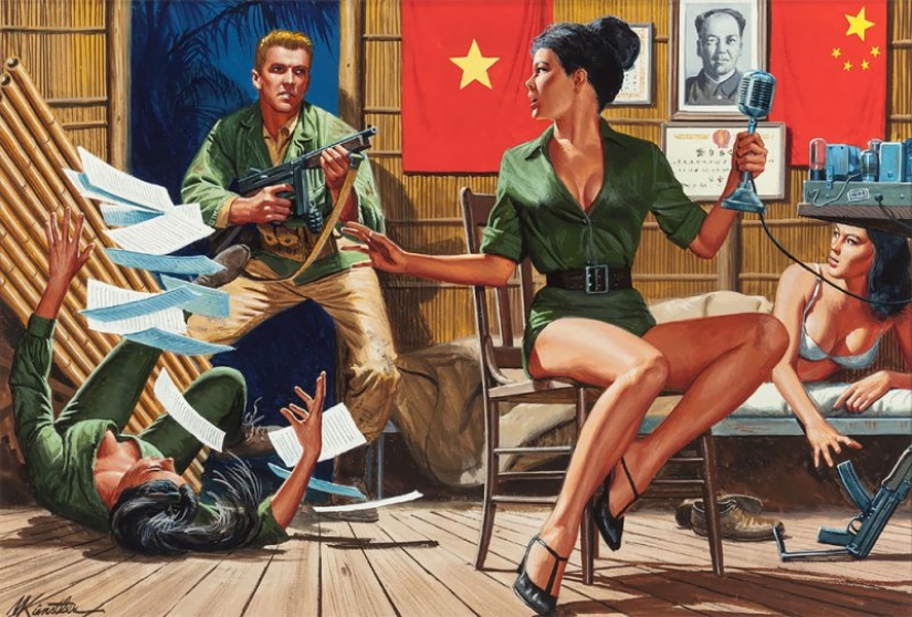 A rattling mix: spies, beauties, Nazis and heroes in stunning illustrations by Mort Kunstler A rattling mix: spies, beauties, Nazis and heroes in stunning illustrations by Mort Kunstler