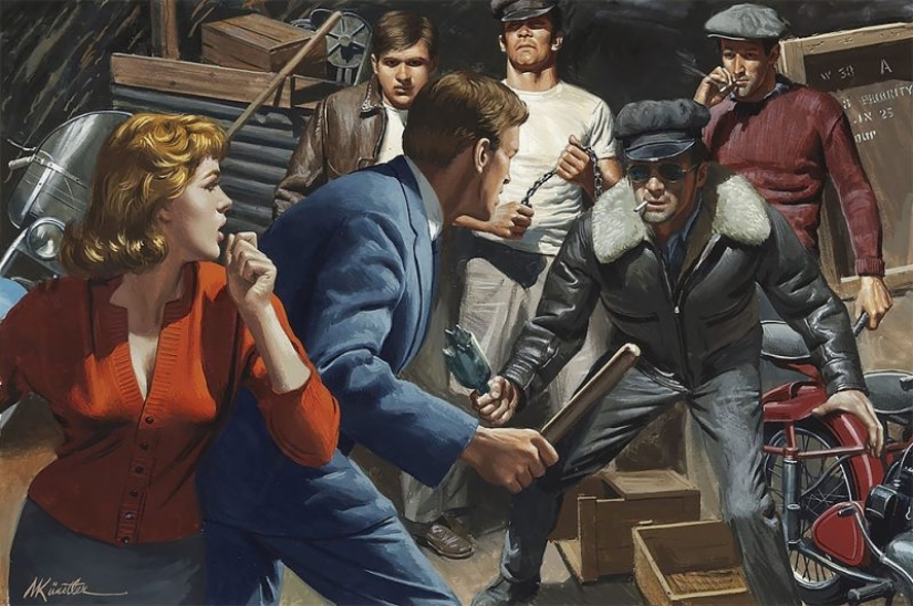 A rattling mix: spies, beauties, Nazis and heroes in stunning illustrations by Mort Kunstler A rattling mix: spies, beauties, Nazis and heroes in stunning illustrations by Mort Kunstler